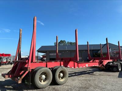 Big John 42 FT Tandem Axle Steel Log Trailer - Spring