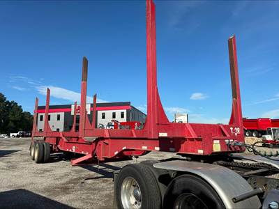 Evans 42 FT Tandem Axle Steel Log Trailer - Spring