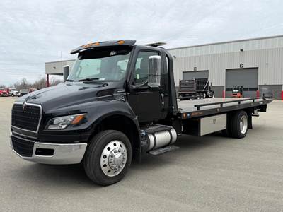 International MV Rollback Tow Truck - Cummins, 260HP, 5+4 Speed Automatic