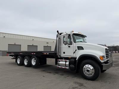 Mack Granite CV713 Tri Axle Rollback Tow Truck - 10 Speed Manual