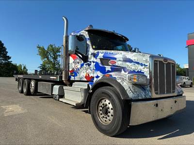 Peterbilt 567 Tri Axle Rollback Tow Truck - Cummins, 525HP, 13 Speed Manual