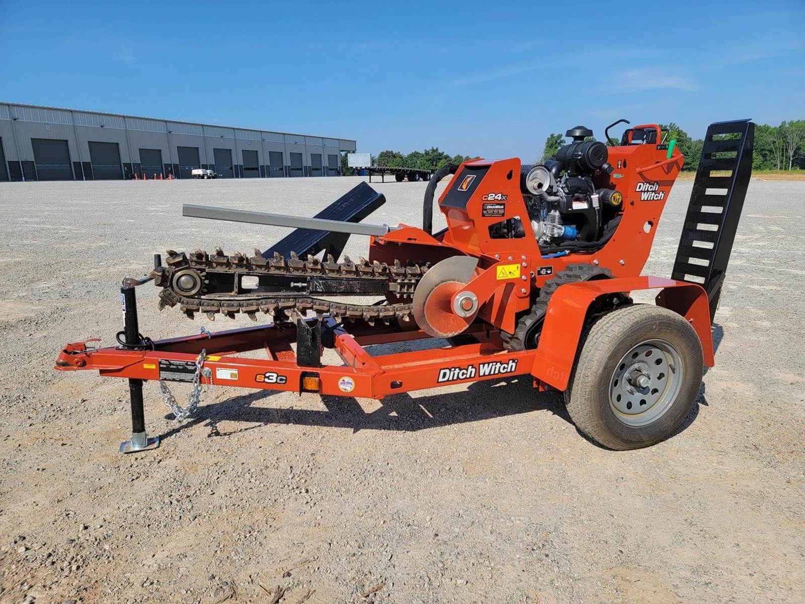 2022 Ditch Witch C24X Trencher For Lease/Rent, 6 Hours Chatham, VA