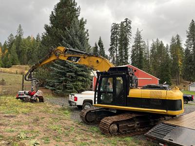 2011 Caterpillar 329 Logging Processor - Log Max 10000XT Dangle Head