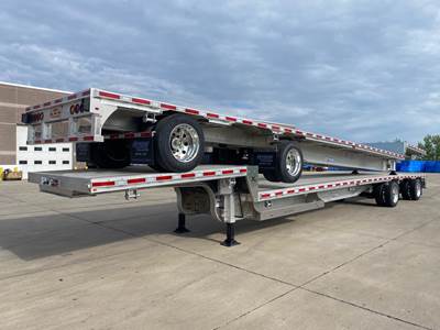 EXTREME 53x102 Drop Deck Trailer - Air Ride, Sliding Axle