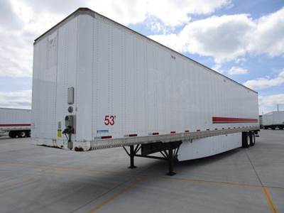 Stoughton 53 ft Dry Van Trailer - Air Ride, Tandem Sliding Axle