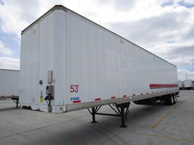 Stoughton 53 ft Dry Van Trailer - Air Ride, Tandem Sliding Axle