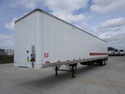 Stoughton 53 ft Dry Van Trailer - Air Ride, Sliding Axle