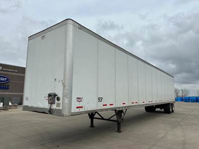 Wabash 53 ft Dry Van Trailer - Air Ride, Sliding Axle