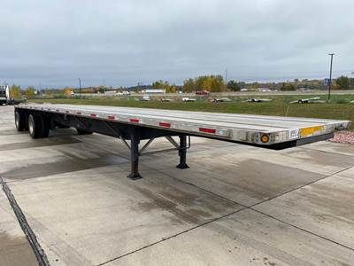 UTILITY 48x102 Flatbed Trailer - Air Ride, Sliding Axle
