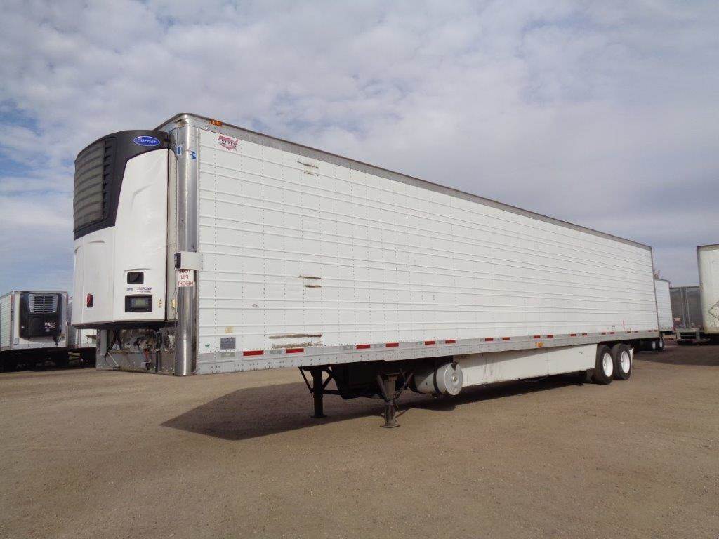 2013 Wabash 53 ft Reefer Trailer Sliding Axle, Carrier For Sale