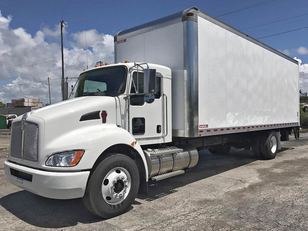 2020 Kenworth T270 Single Axle Box Truck, Cummins PX7 w/Allison
