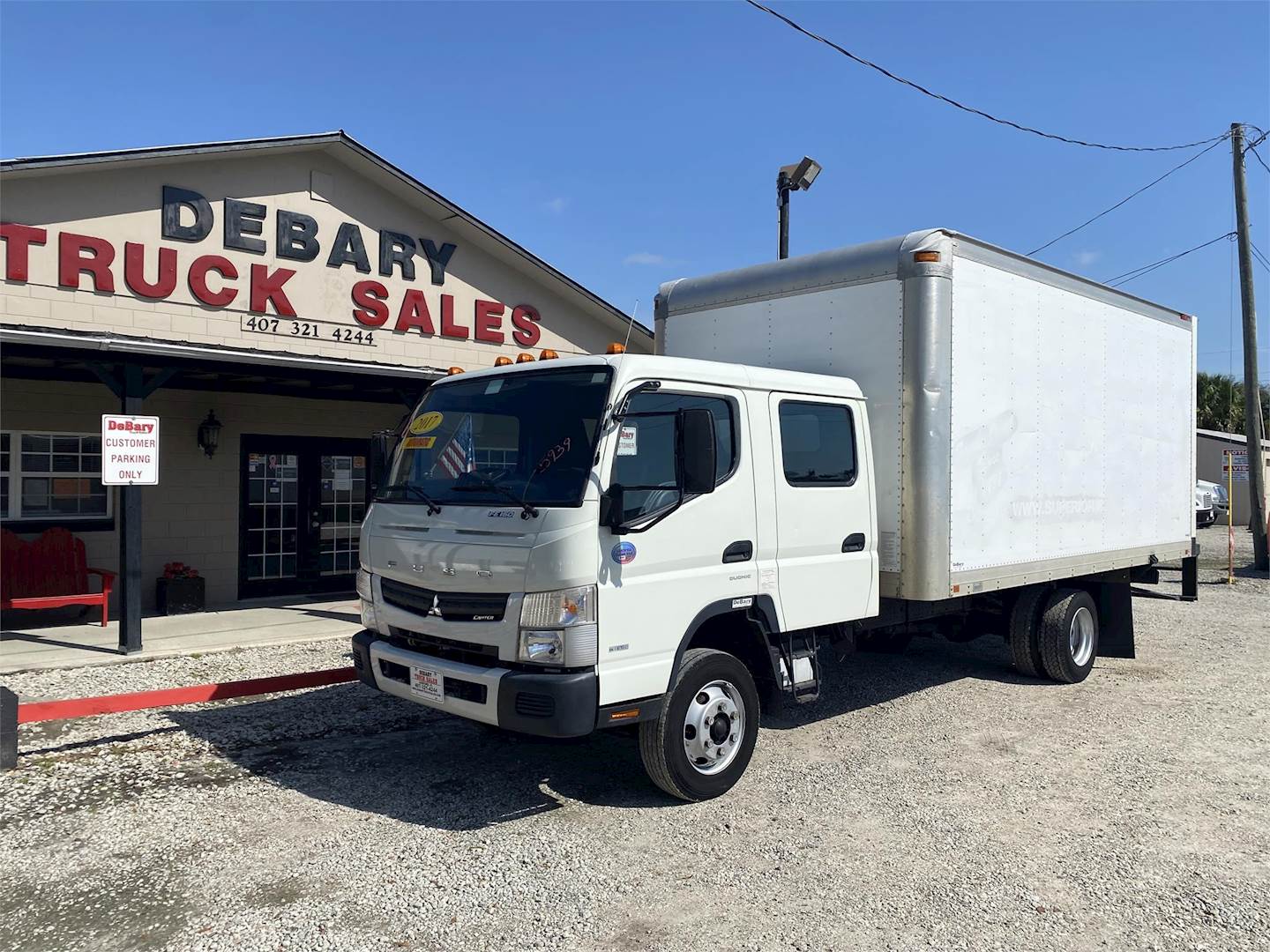 2017 Mitsubishi Fuso FEC72W Box Truck For Sale Sanford, FL 5939