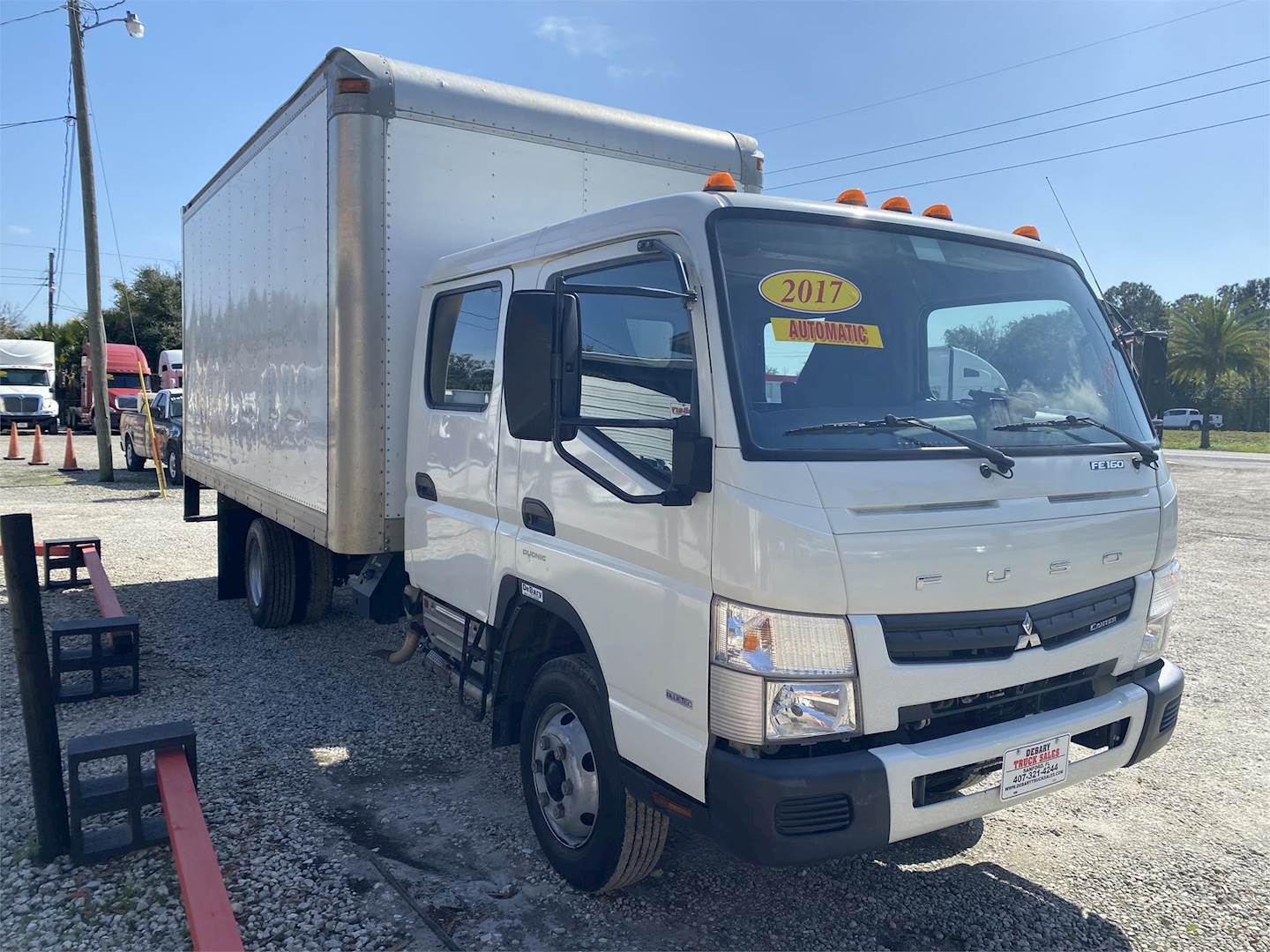 2017 Mitsubishi Fuso FEC72W Box Truck For Sale Sanford, FL 5939