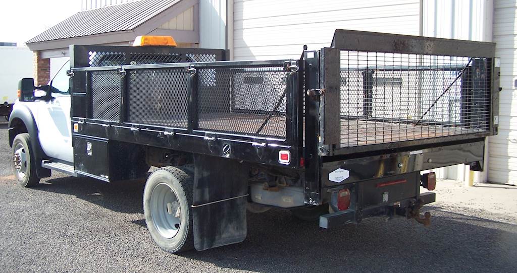 2014 Ford F550 Stake Bed Truck Knapheide Stake Body For Sale, 58,000
