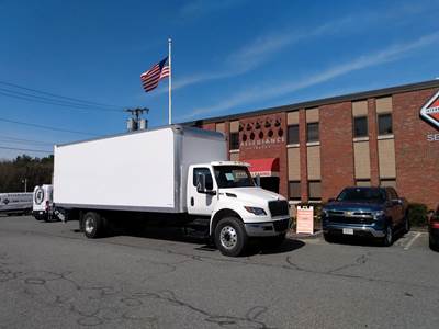 International MV Box Truck