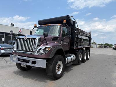 International HV Tri Axle Dump Truck - Cummins 370HP, Automatic