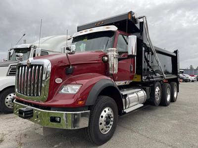 International HX Tri Axle Dump Truck - Automatic