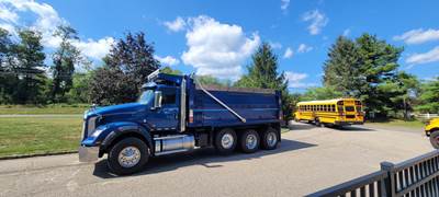 International HX Tri Axle Dump Truck - Cummins 500HP, 6 Speed Automatic