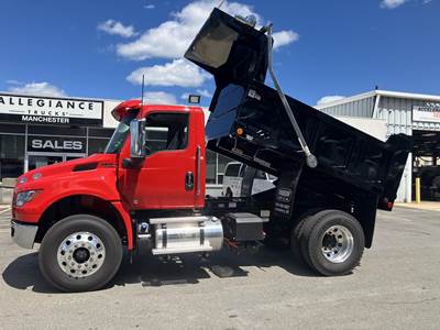 International MV Dump Truck - Cummins 325HP, Automatic