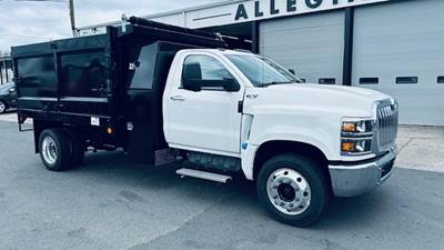 International CV Flatbed Dump Truck