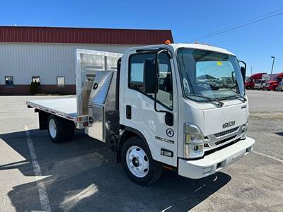 Isuzu NPR Flatbed Truck