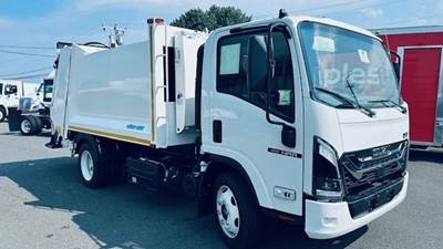 Isuzu NRR Side Load Garbage Truck
