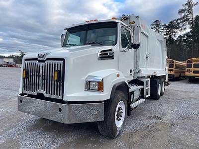 Western Star 4700 Side Load Garbage Truck