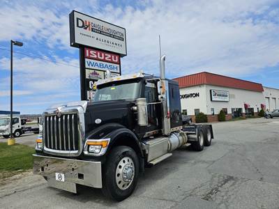 International HX Sleeper Semi Truck - 51" Flat Top Sleeper, Cummins 605HP, Manual