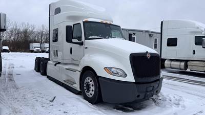 International LT Sleeper Semi Truck - Raised Roof Sleeper, Cummins
