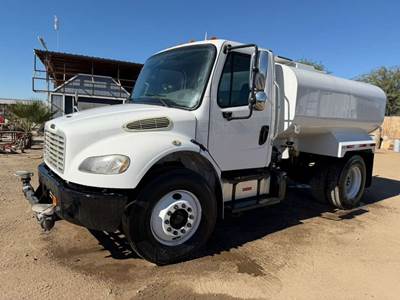 2014 Freightliner M2 Water Truck 2000 gallons new steel tank!