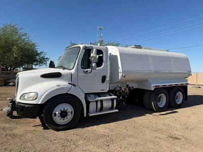 2016 Freightliner M2 Water Truck 4000 gallons new steel tank!