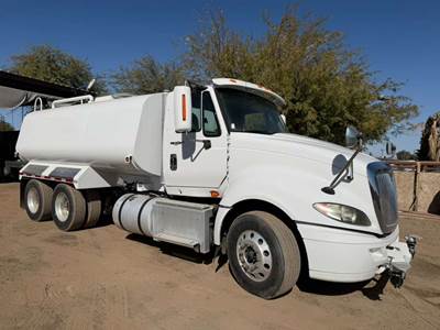 2014 International Pro Star Water Truck 4000 gallons new steel tank