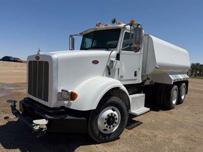 2015 Peterbilt 365 Water Truck 4000 gallons new steel tank!