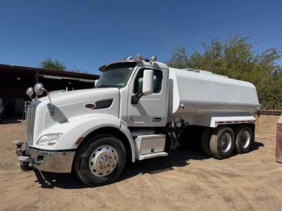 2018 Peterbilt 579 Water Truck 4000 gallons new steel tank!