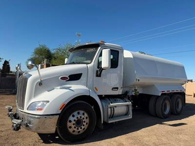 2018 Peterbilt 579 Water Truck 4000 gallons new steel tank