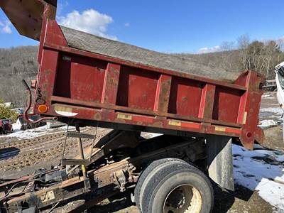 10 FT Godwin Steel Dump Truck Body w/ Hoist & Pump