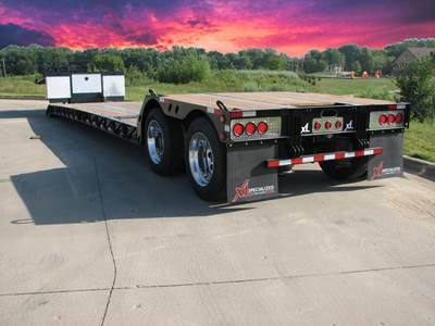 XL Specialized 80 MFG EXTENDABLE Double Drop Trailer