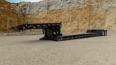 XL Specialized XL 80 MFG 48x102 Tandem Axle Steel Double Drop Trailer - Air Ride, Fixed Axle