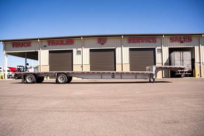 MAC 53x102 Aluminum Drop Deck Trailer - Air Ride, Sliding Spread Axle