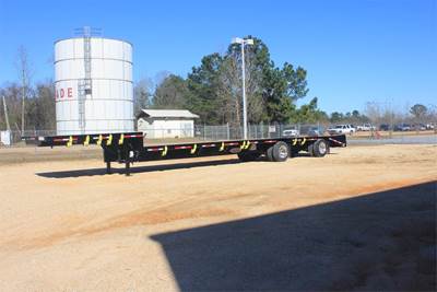 Wade 53x102 Steel Drop Deck Trailer - Air Ride, Fixed Axle
