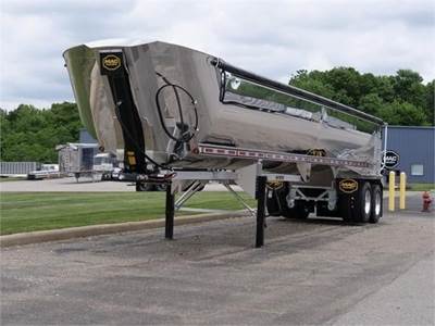 MAC ALUMINUM HALF ROUND End Dump Trailer