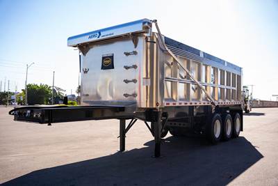 MAC SHEET & POST End Dump Trailer