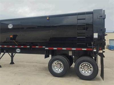 MAC STEEL HALF ROUND End Dump Trailer