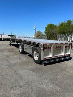 MAC 48x102 Aluminum Flatbed Trailer - Air Ride, Fixed Spread Axle