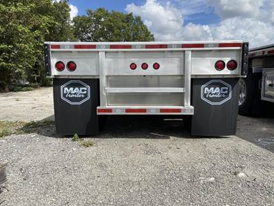 MAC 48x102 Aluminum Flatbed Trailer - Air Ride, Fixed Spread Axle