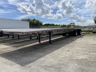 MAC 48x102 Aluminum Flatbed Trailer - Air Ride, Fixed Axle