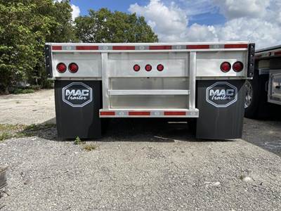 MAC 48x102 Aluminum Flatbed Trailer - Air Ride, Fixed Spread Axle