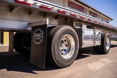 MAC Road Warrior 53x102 Aluminum Flatbed Trailer - Air Ride, Fixed Spread Axle