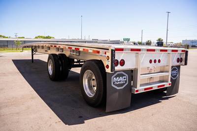 MAC 48x102 Aluminum Flatbed Trailer - Air Ride, Fixed Spread Axle