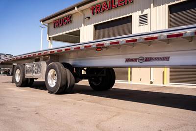 MAC Road Warrior 53x102 Aluminum Flatbed Trailer - Air Ride, Fixed Spread Axle